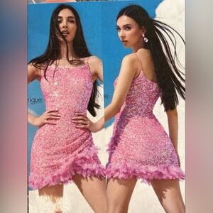 Intrigue by blush feather pink cocktail